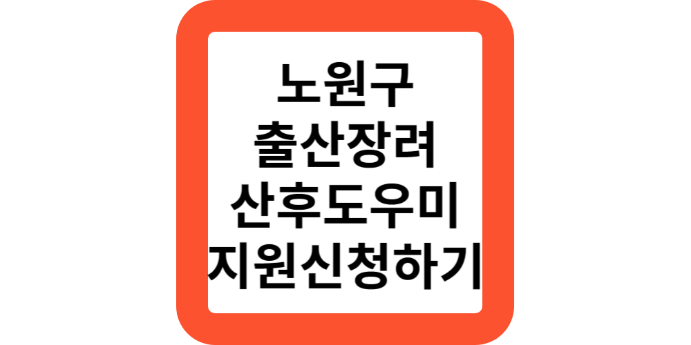  노원구 출산장려,임산부 건강관리 서비스(정부지원모음)