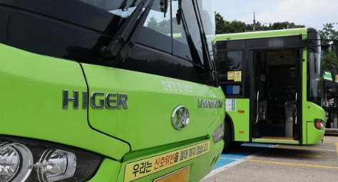 서울에서 운행 중인 중국 전기버스