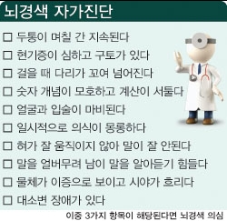 뇌경색 초기증상 원인 자가진단 정보 총정리7