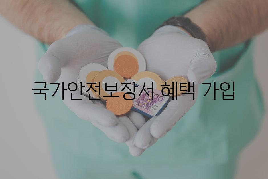 국가안전보장서 혜택 가입