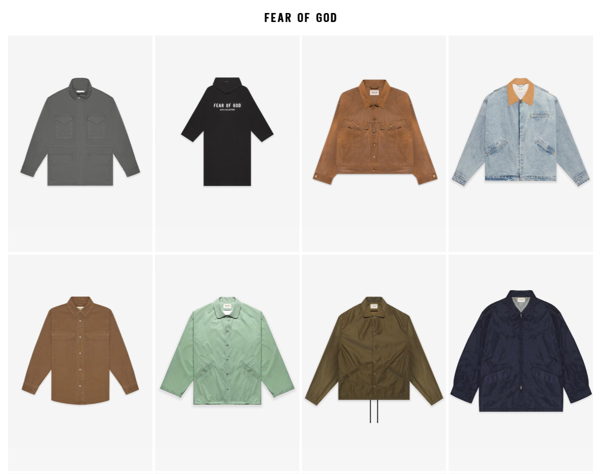  피오갓 50% 세일( FEAR OF GOD SALE 50%) - 이게 세일가 라니...( 스트릿 패션, 해외직구방법, 해외직구 사이트, 제리 로렌조 패션 )