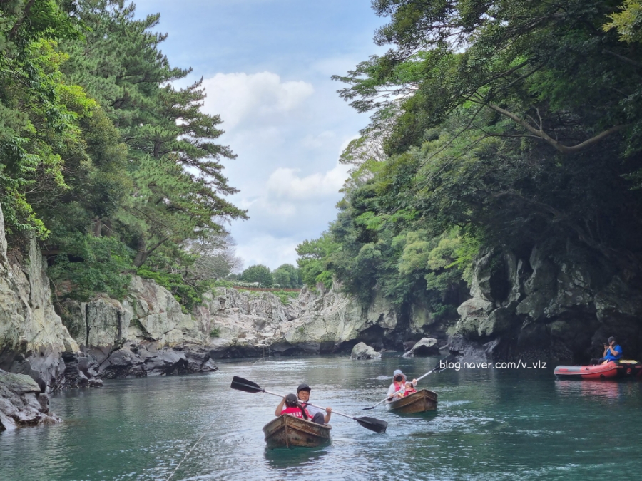 함께라면 전통테우 탑승 후기 제주 쇠소깍 어린 아이들과 34