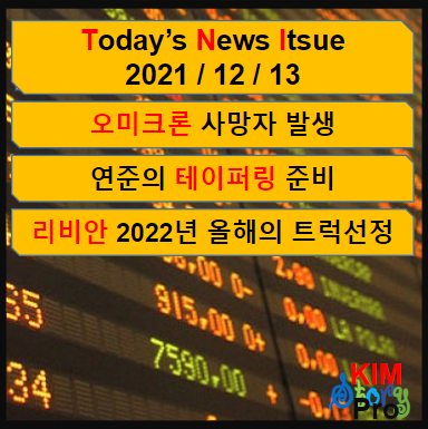  [2021/12/13] 오미크론과 연준의 테이퍼링 그리고 인플레이션