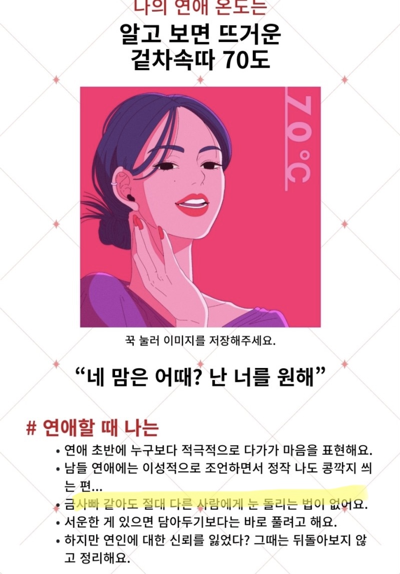연애 온도 테스트