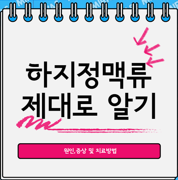  하지정맥류의 원인,증상 및 치료방법