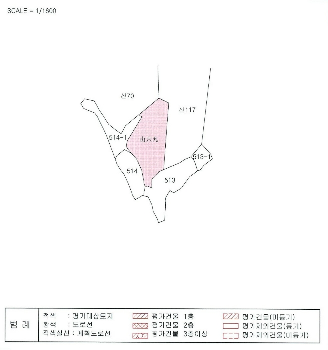 대구서부지원2022타경34357 지 적 개 황 도