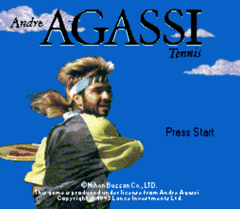  안드레 애거시 테니스 - Andre Agassi Tennis (슈퍼 패미컴 - SFC 롬파일 다운)