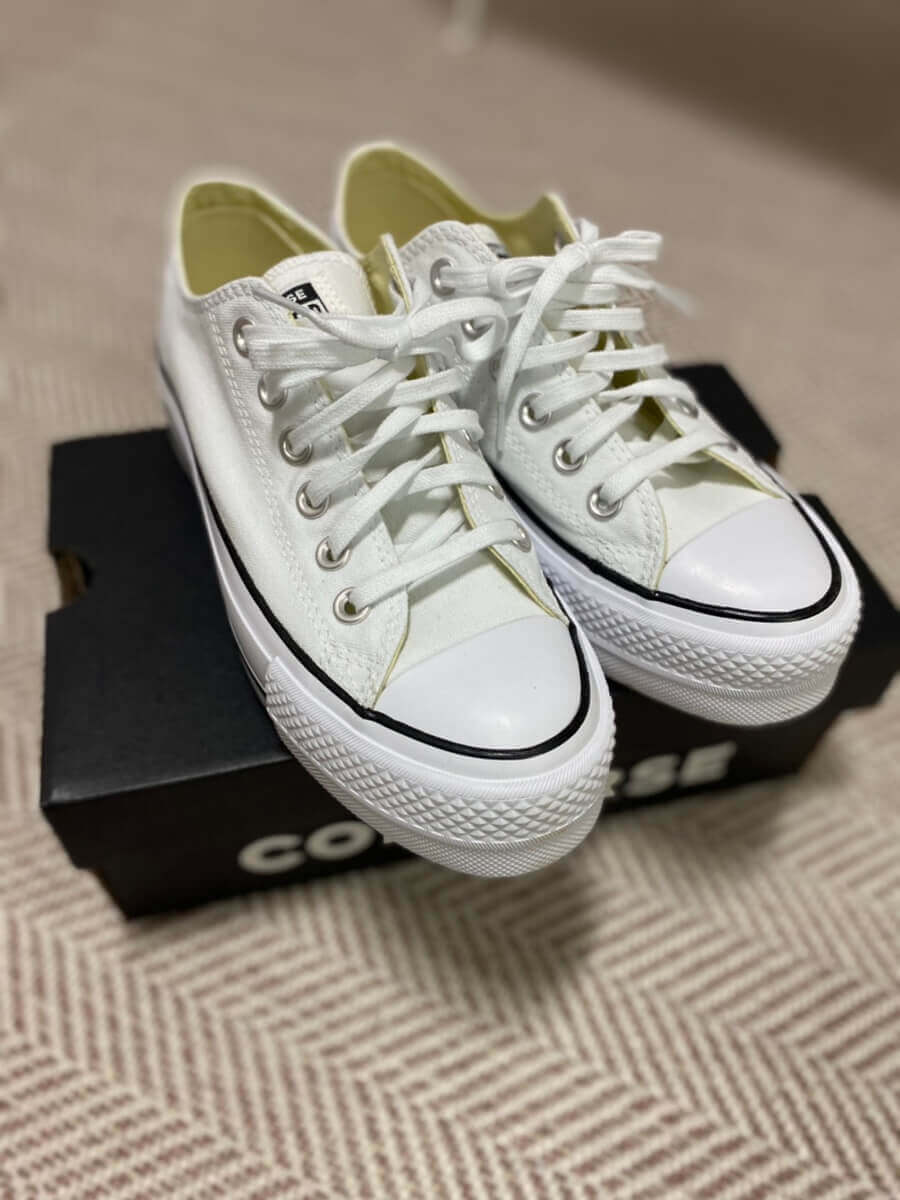  컨버스 CONVERSE 척테일러 올스타 리프트 화이트 [내돈내산]