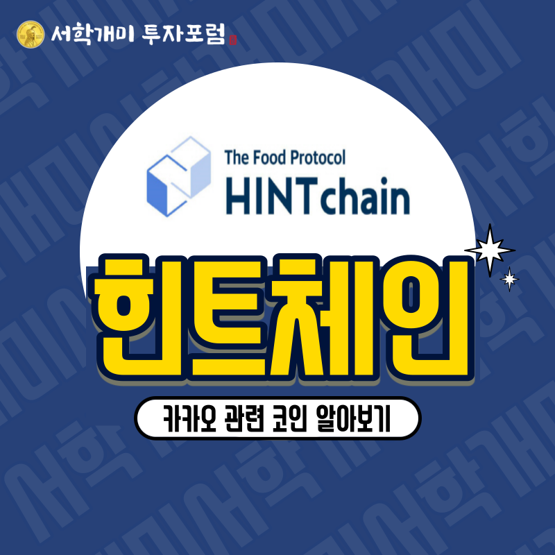  카카오 관련 코인 힌트체인(HINT) 소개, 시세, 전망