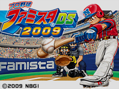  반다이 남코 - 프로야구 패미스타 DS 2009 (プロ野球 ファミスタDS 2009 - Pro Yakyuu Famista DS 2009) NDS - SPT (스포츠)