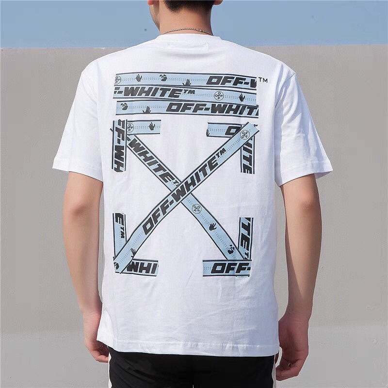  [OFF WHITE] 오프화이트 애로우 테이프 반팔 티셔츠 (2 COLOR)