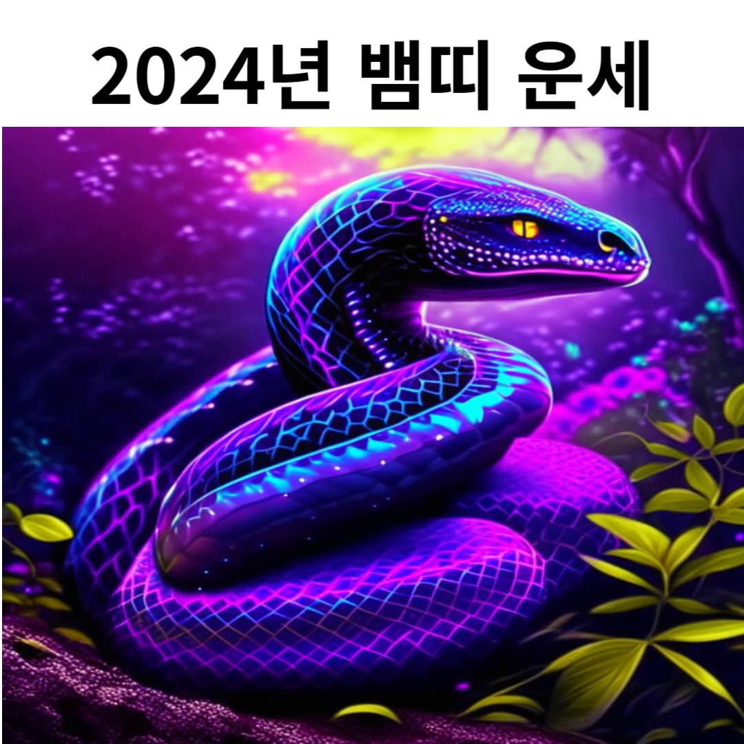 2024년 갑진년 뱀띠 운세 종합운세1