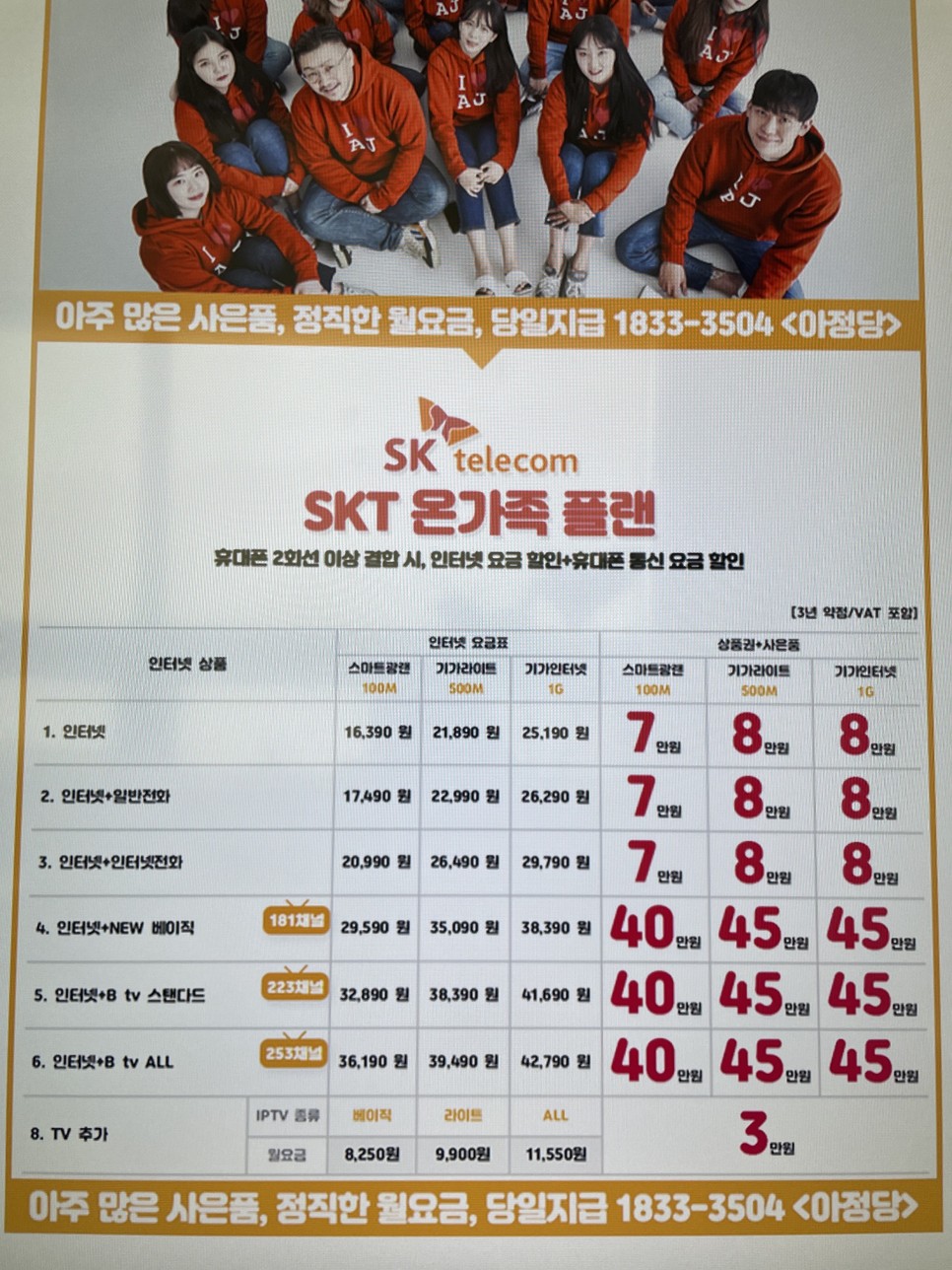 btv all 가족결합할인 솔직한 후기 5