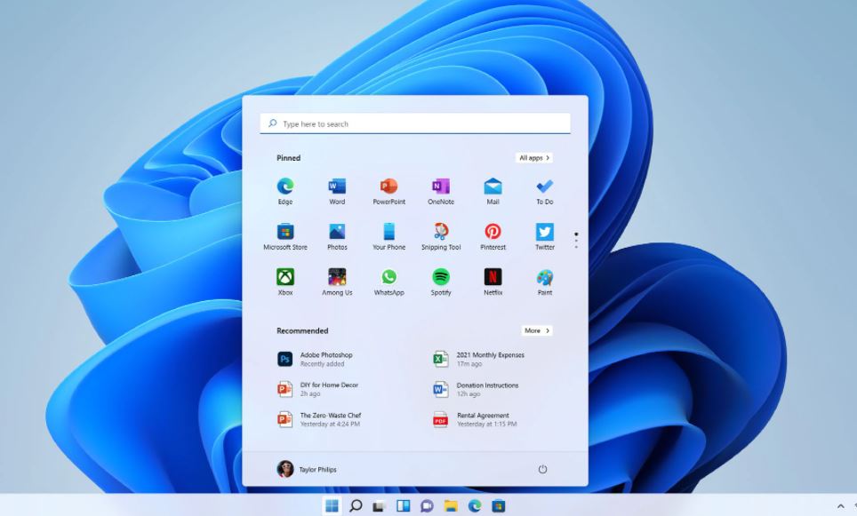 윈도 11 인터페이스 변화