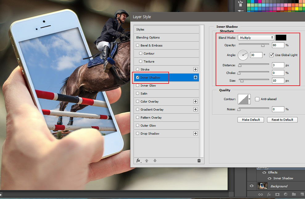 photoshop popup effect