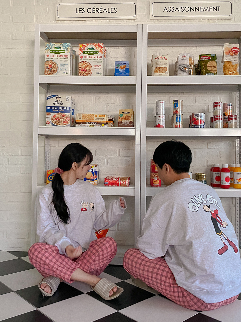 커플파자마바지 BEST ❤ 예쁘고 편안한 여성 남성 파자마바지 16
