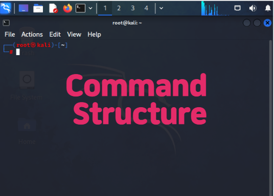  Kali Linux Command Structure [ 2 ]