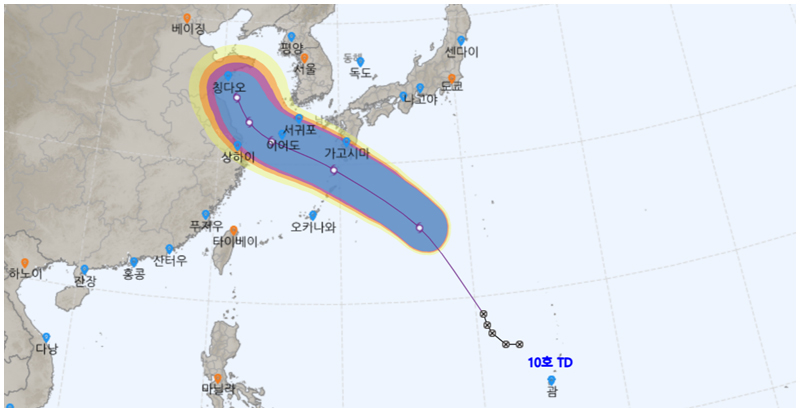 Meteorological Agency&#39;s Typhoon Path Photo