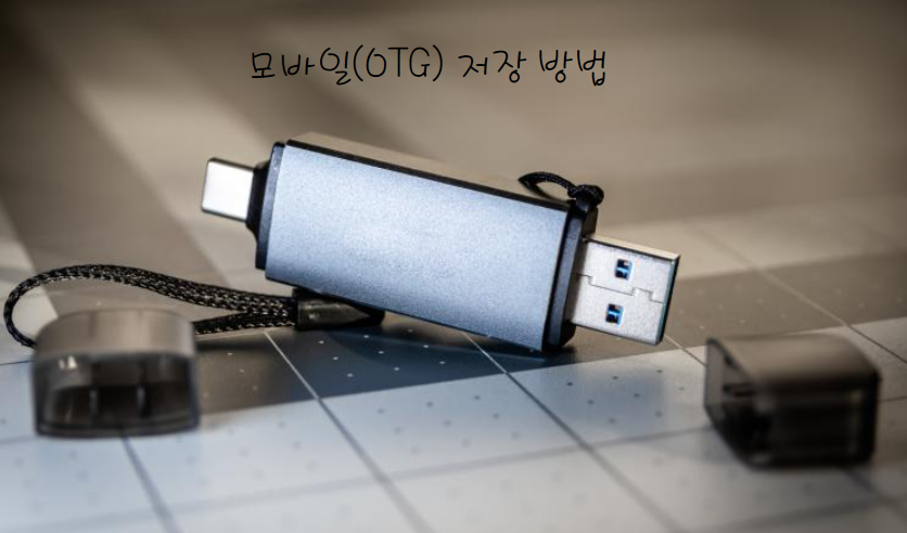 모바일 기기를 이용한 USB 저장