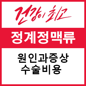  정계정맥류 원인 및 증상 그리고 수술비용에 대하여