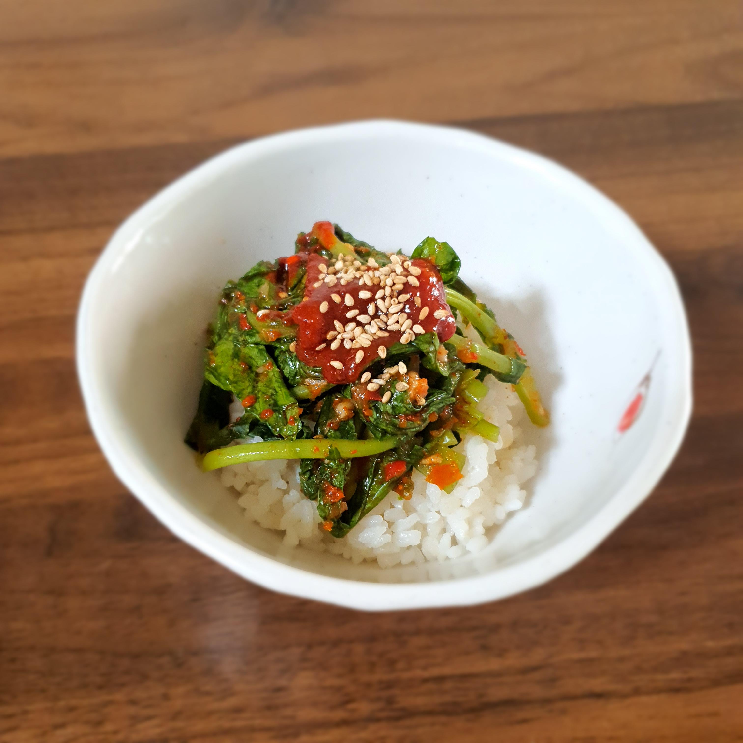  열무 비빔밥 / 열무효능 / 열무부작용 /  열무제철