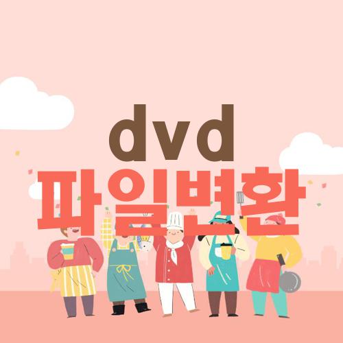 dvd 파일변환