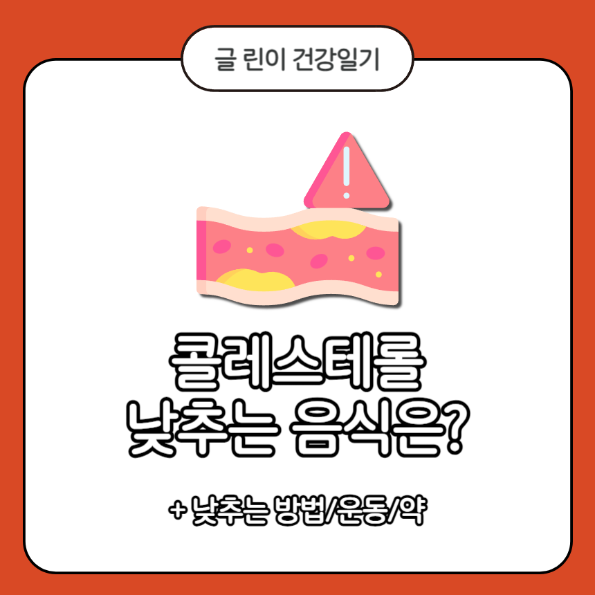  콜레스테롤 낮추는 음식은?