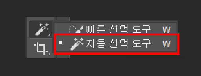 자동 선택 도구
