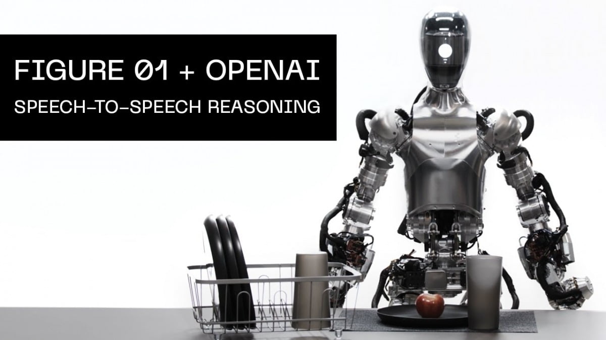 피규어AI와 오픈AI가 협업해 3월 13일 공개한 휴머노이드 로봇 피규어01. 사람처럼 말하고 소통하며 작업을 수행한다.
