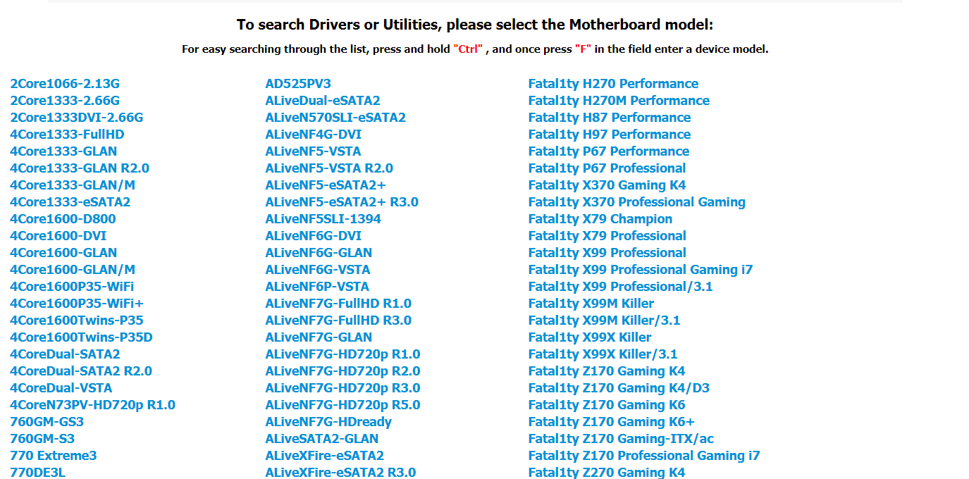 ASRock사_MotherBoard_모델_항목
