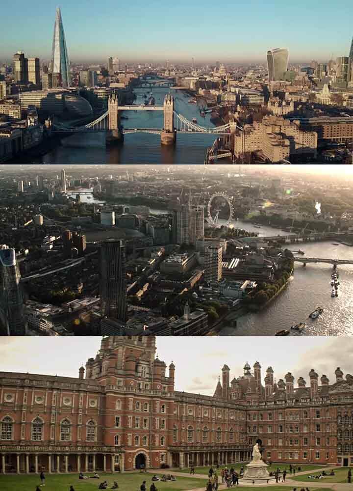 영국-런던-배경