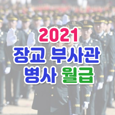 2021장교부사관병사월급 썸네일
