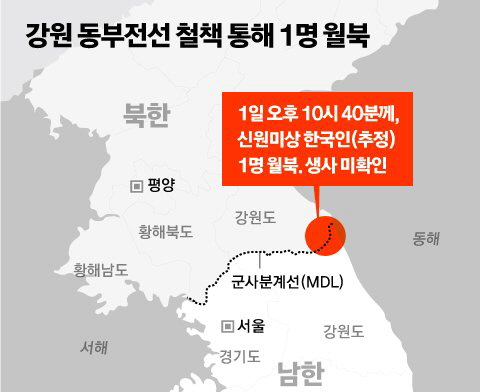 동부전선 월북지도 2