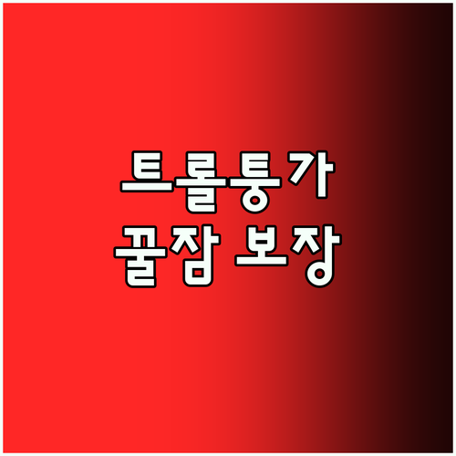 트롤퉁가 하이킹 후 꿀잠 보장! 트롤