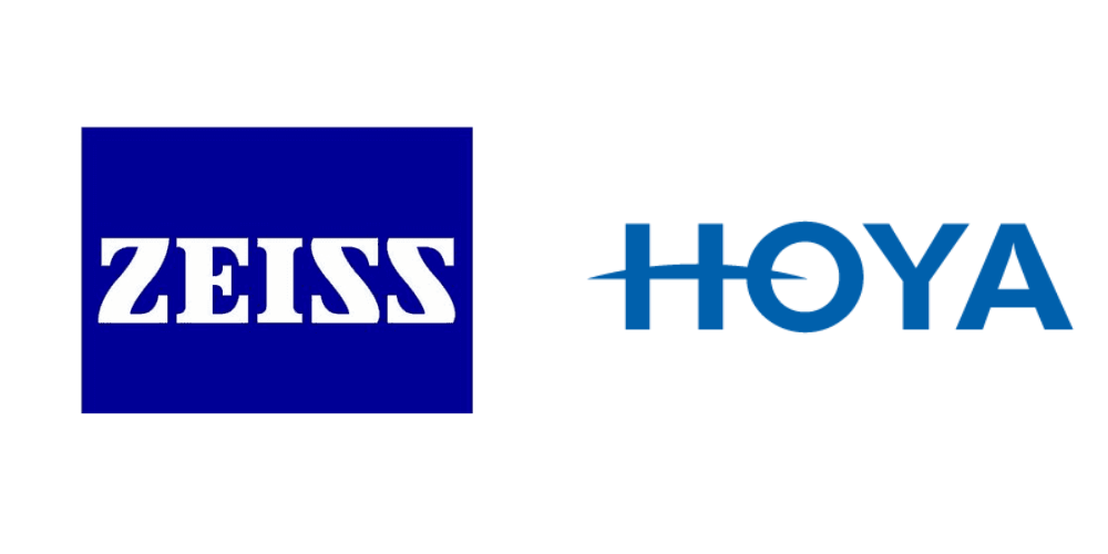 ZEISS 와 HOYA 로고가 있다.