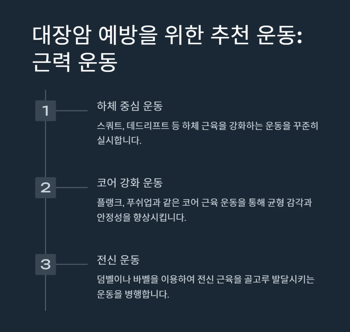 대장암_예방운동법