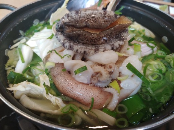  안성 칠곡저수지 맛집 칠곡해물손칼국수