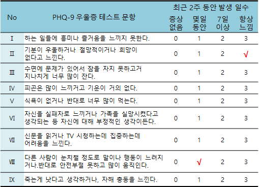 우울증자가진단 테스트로 나의 상태와 증상 그리고 극복방법(공항장애,조울증 등)