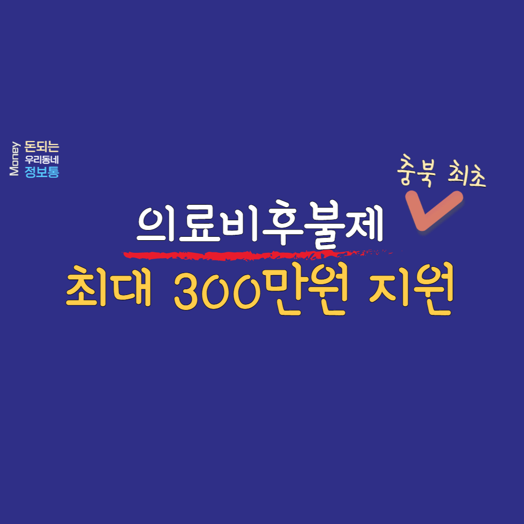  의료비후불제 알고 계신가요?