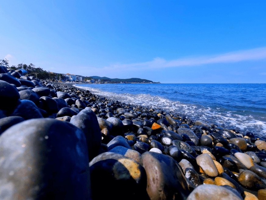 울산 강동 주전 몽돌해변