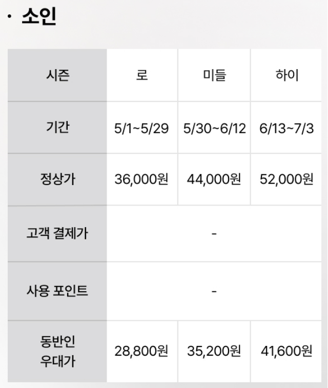 캐리비안 베이 기타 멤버십 할인