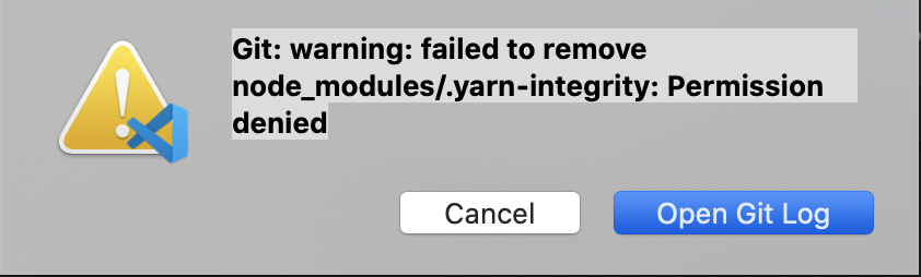  권한 거부된 파일 삭제하기 Git: warning: failed to remove Permission denied