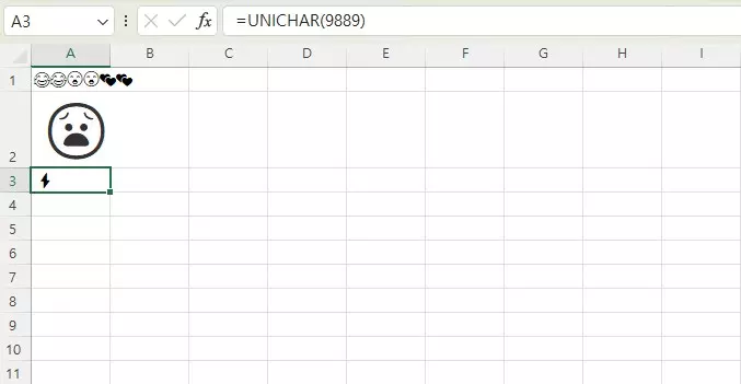 엑셀에서 이모티콘 (이모지) 입력 하는 3가지 방법 사진 5