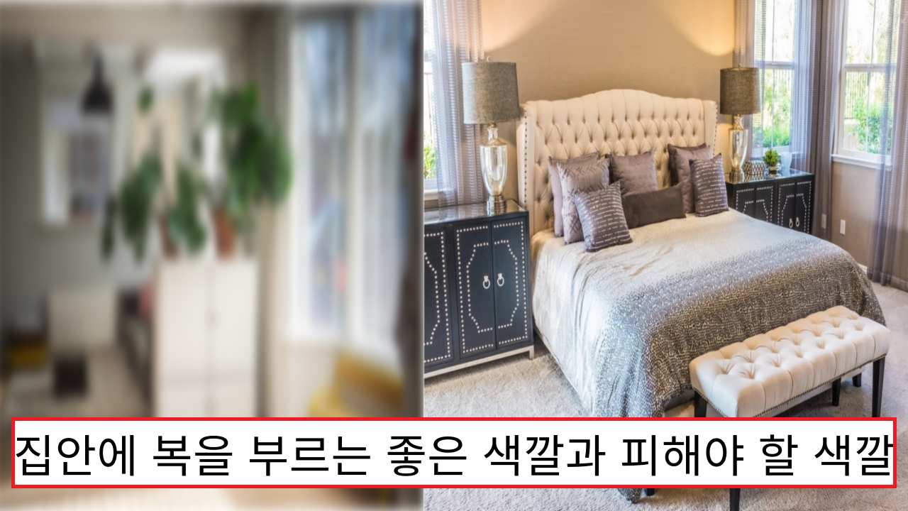  집안에 복을 부르는 좋은 색깔과 피해야 할 색깔