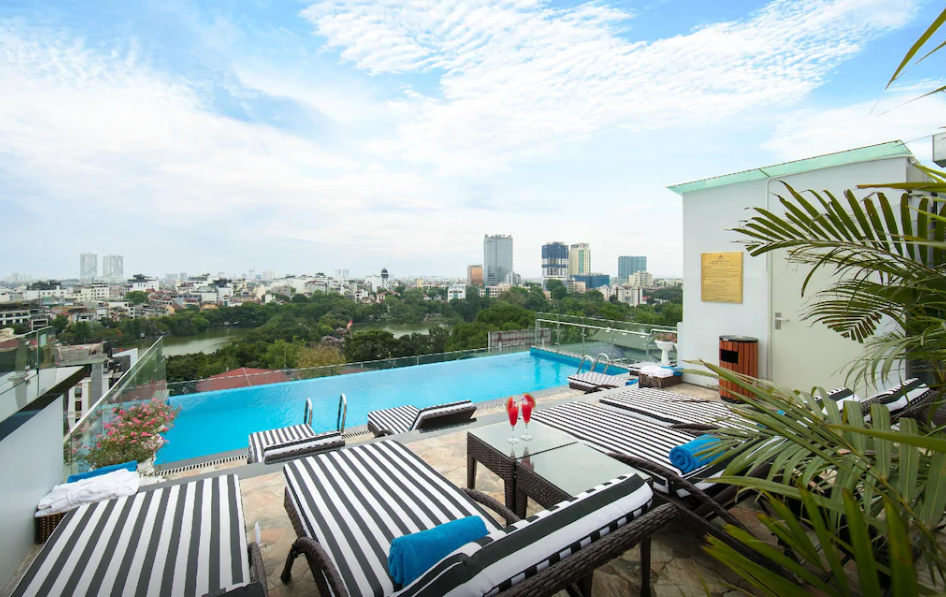  하노이호텔// 더 오리엔탈 제이드 호텔 (The Oriental Jade Hotel), 호엠끼엠호수 근처의 위치좋은 호텔