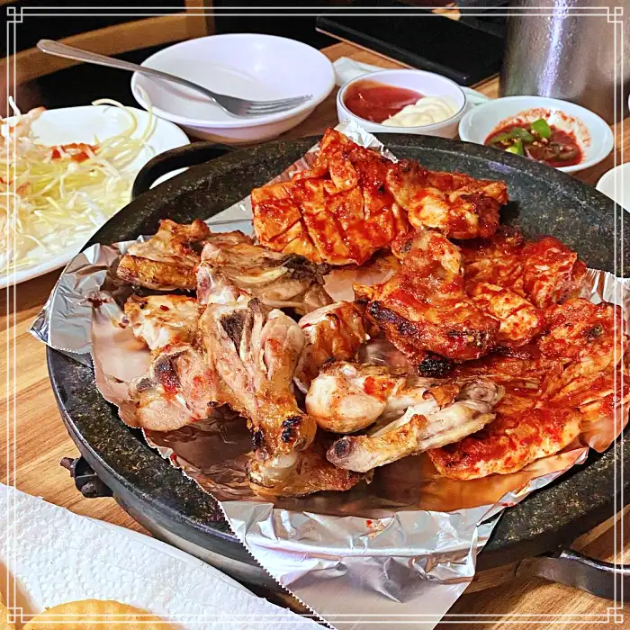 용산 녹사평 경리단길 맛집 숯불구이 치킨 바비큐