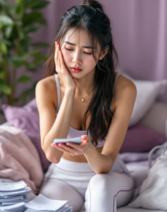쌓여 있는 청구서