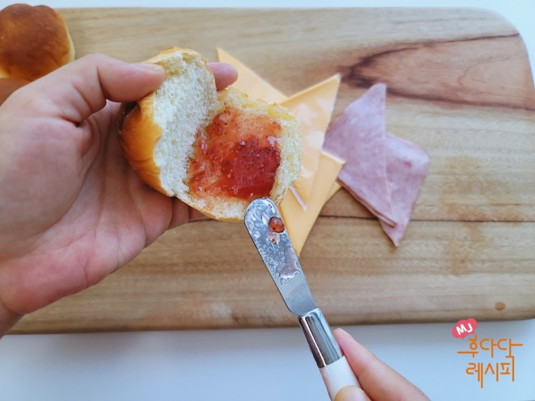 에그샌드위치 만들기 모닝빵 에그 샌드위치만들기 계란 샌드위치 16