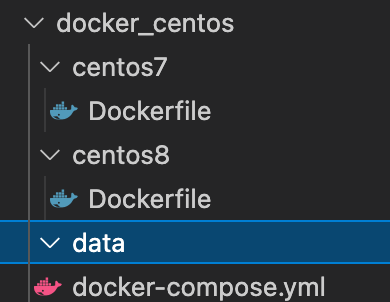 [Docker] 도커컴포즈로 CentOS7 CentOS8 컨테이너 만들기 (Docker-compose Dockerfile ...