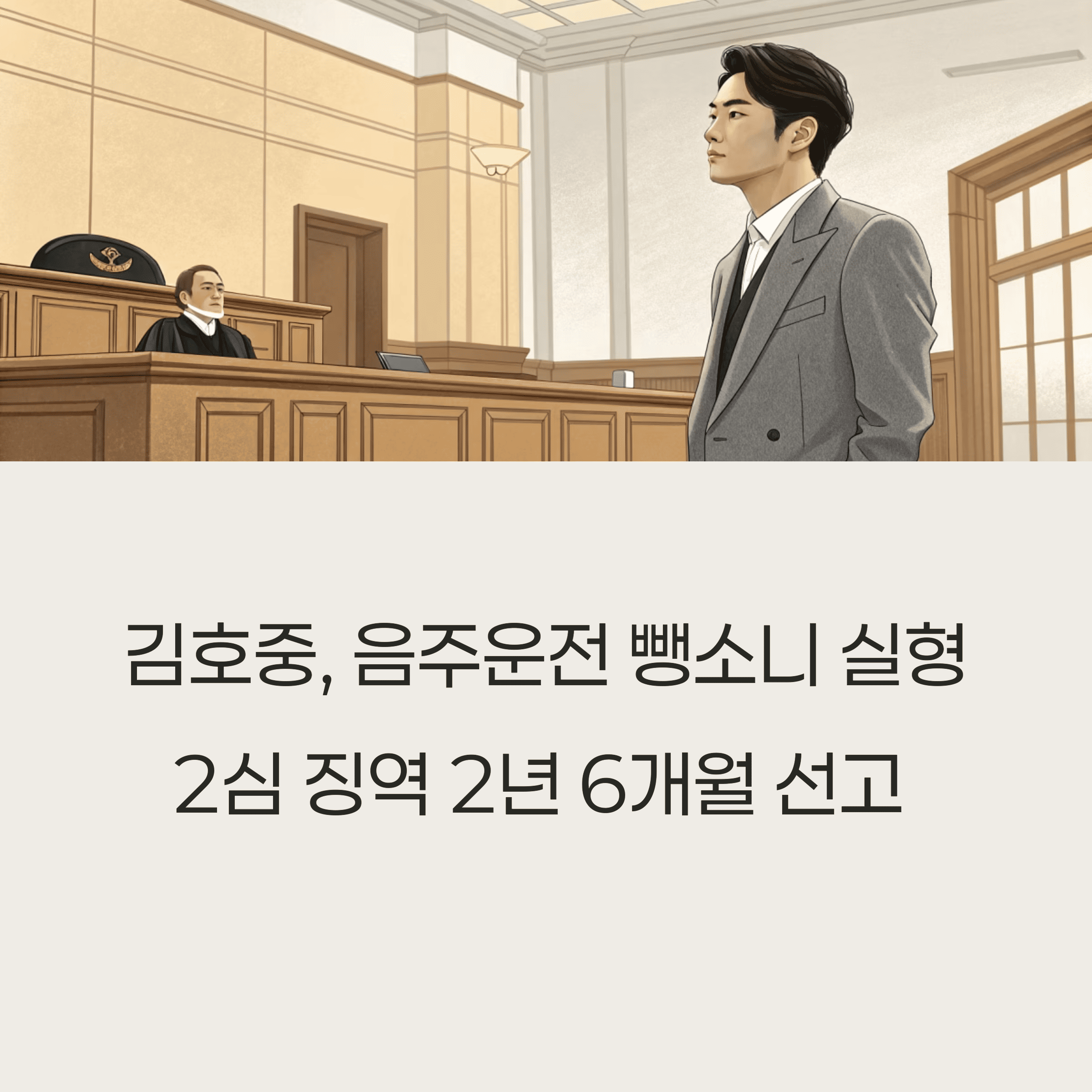 김호중, 음주운전 뺑소니 결국 실형 ❘ 2심 “징역 2년 6개월 선고 이유는?”